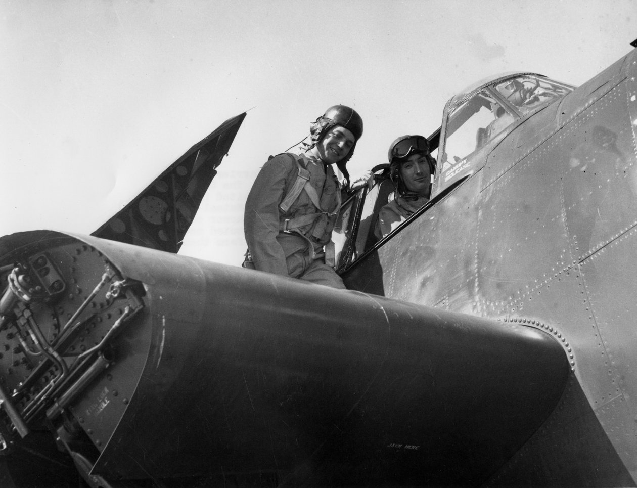 Fransk flygpersonal utbildas vid sjöflygstationen, Quonset, Rhode Island, USA, 1951 av Unbekannt