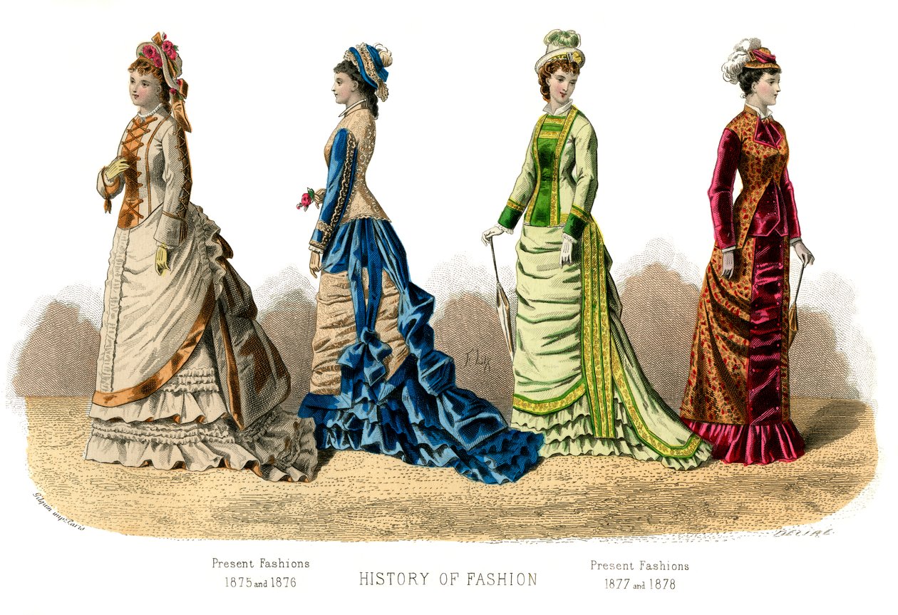 Fransk kostym: Present Fashions, 1882 av Unbekannt