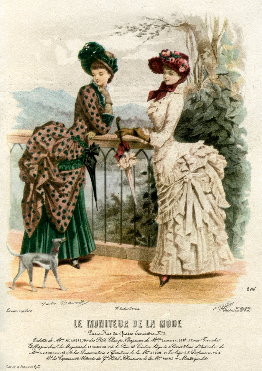 Franskt mode på 1800-talet, 1883 1938 av Unbekannt