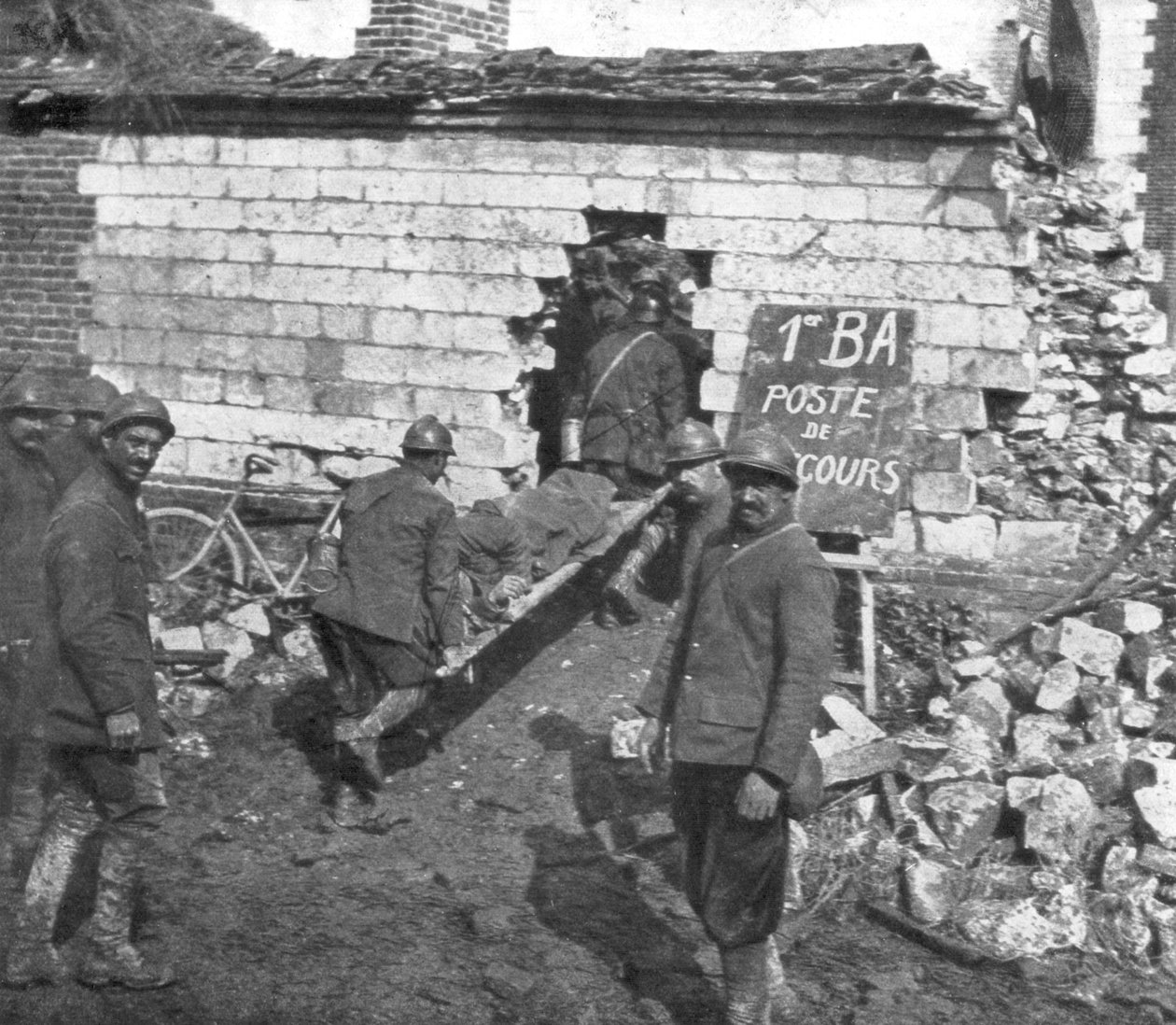 Franskt fältsjukhus nära Moreuil, Picardie, Frankrike, 1918 av Unbekannt