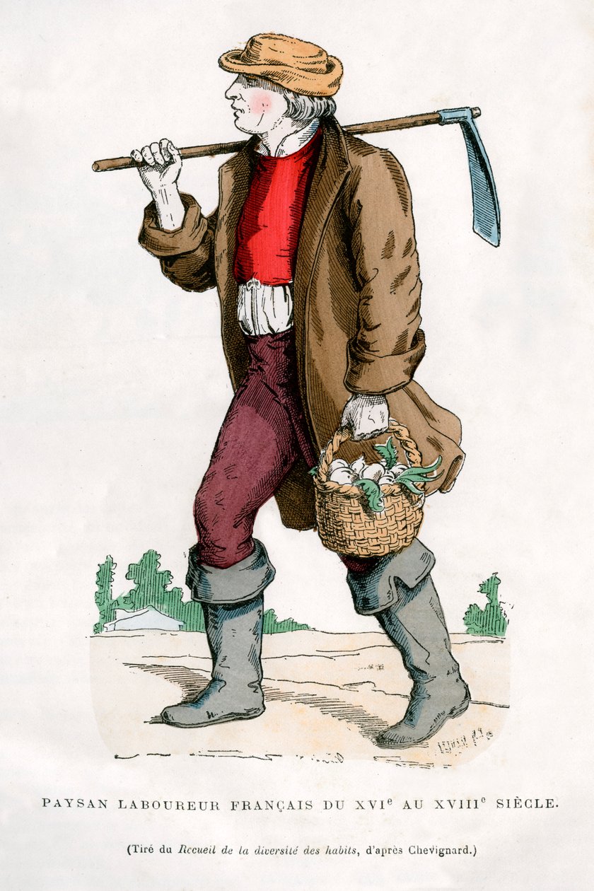 Fransk bondegårdsarbetare, 1500-talet 1882-1884 av Unbekannt