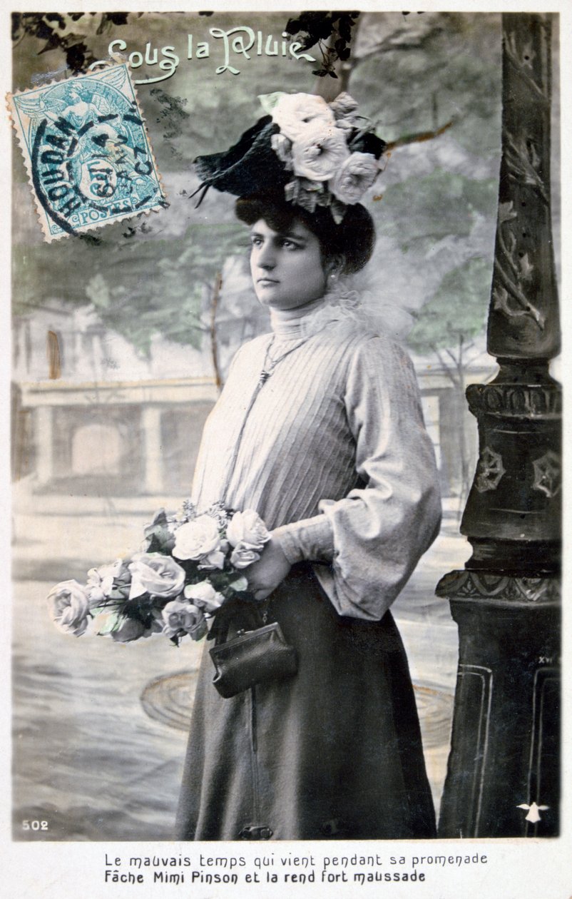 Franskt vykort, c1900 av Unbekannt