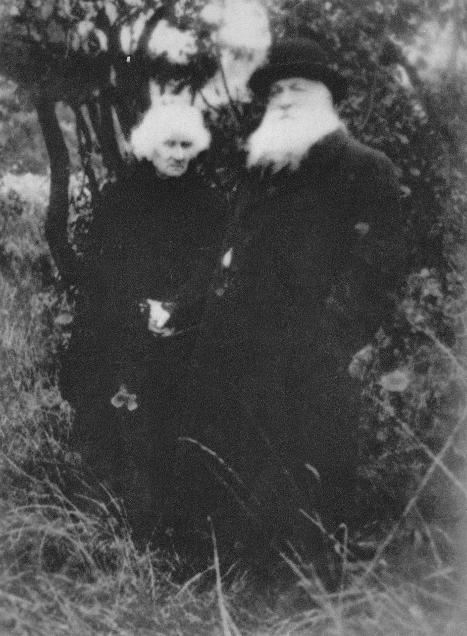 Franske skulptören Auguste Rodin fotograferad i parken i sin villa i Meudon, 1916, 1939 av Unbekannt