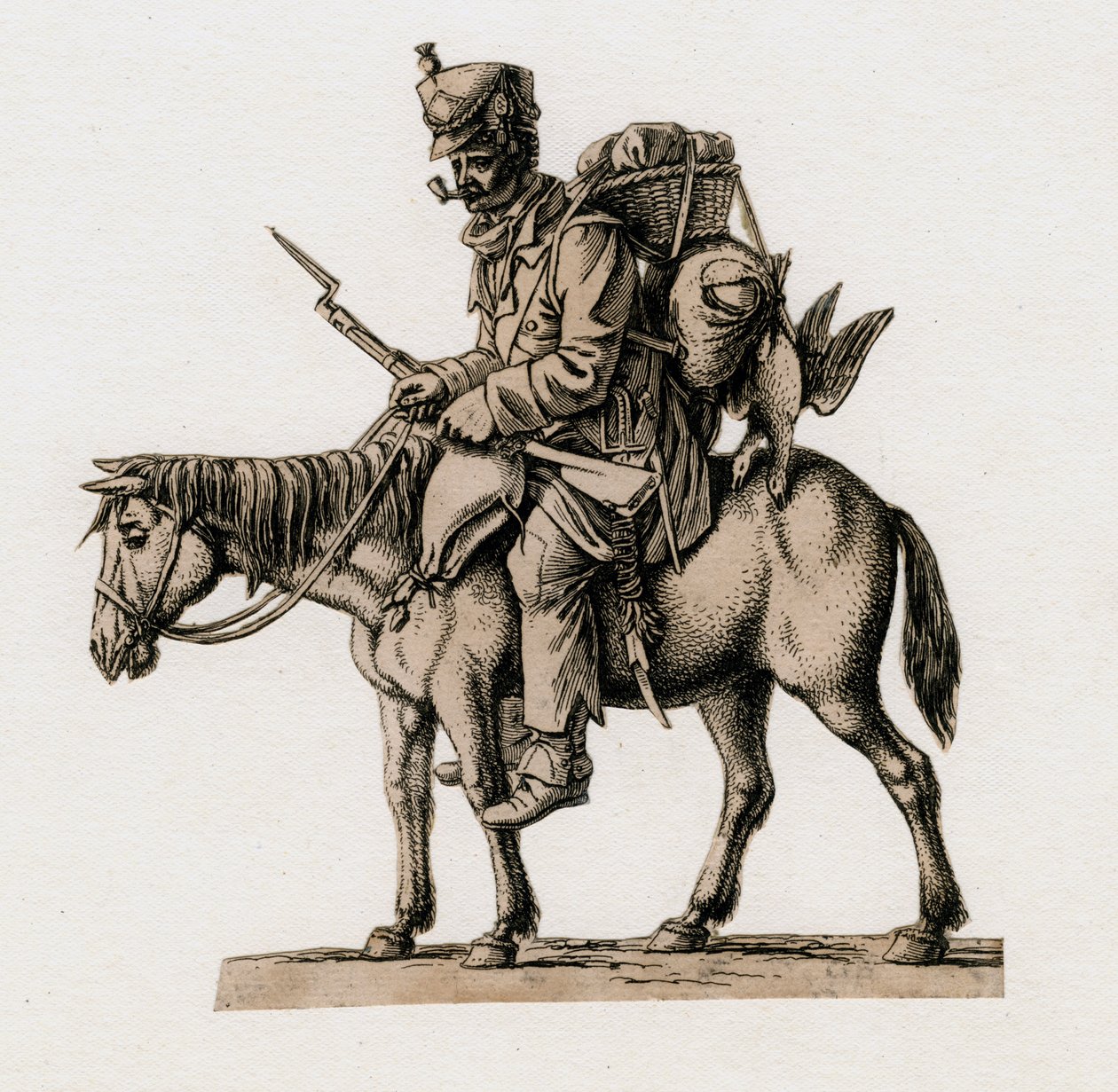 Fransk soldat, 1800-talet av Unbekannt