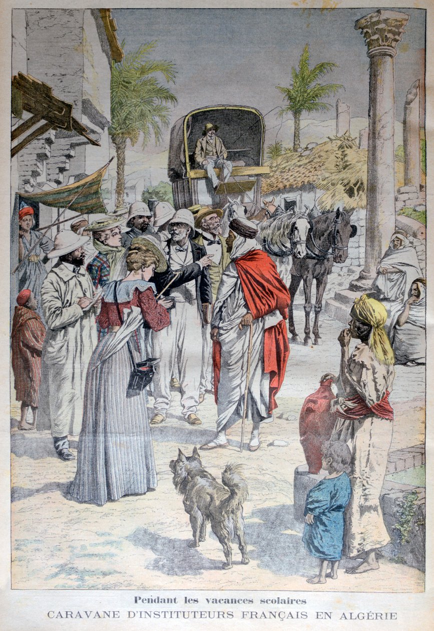 Fransklärare besökte Algeriet under skolloven 1903 av Unbekannt