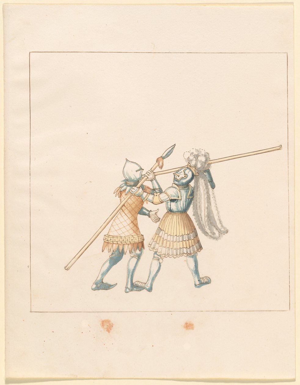 Freydal, The Book of Jousts and Tournament of Emperor Maximilian I: Combats...Plate 150, c1515. av Unbekannt