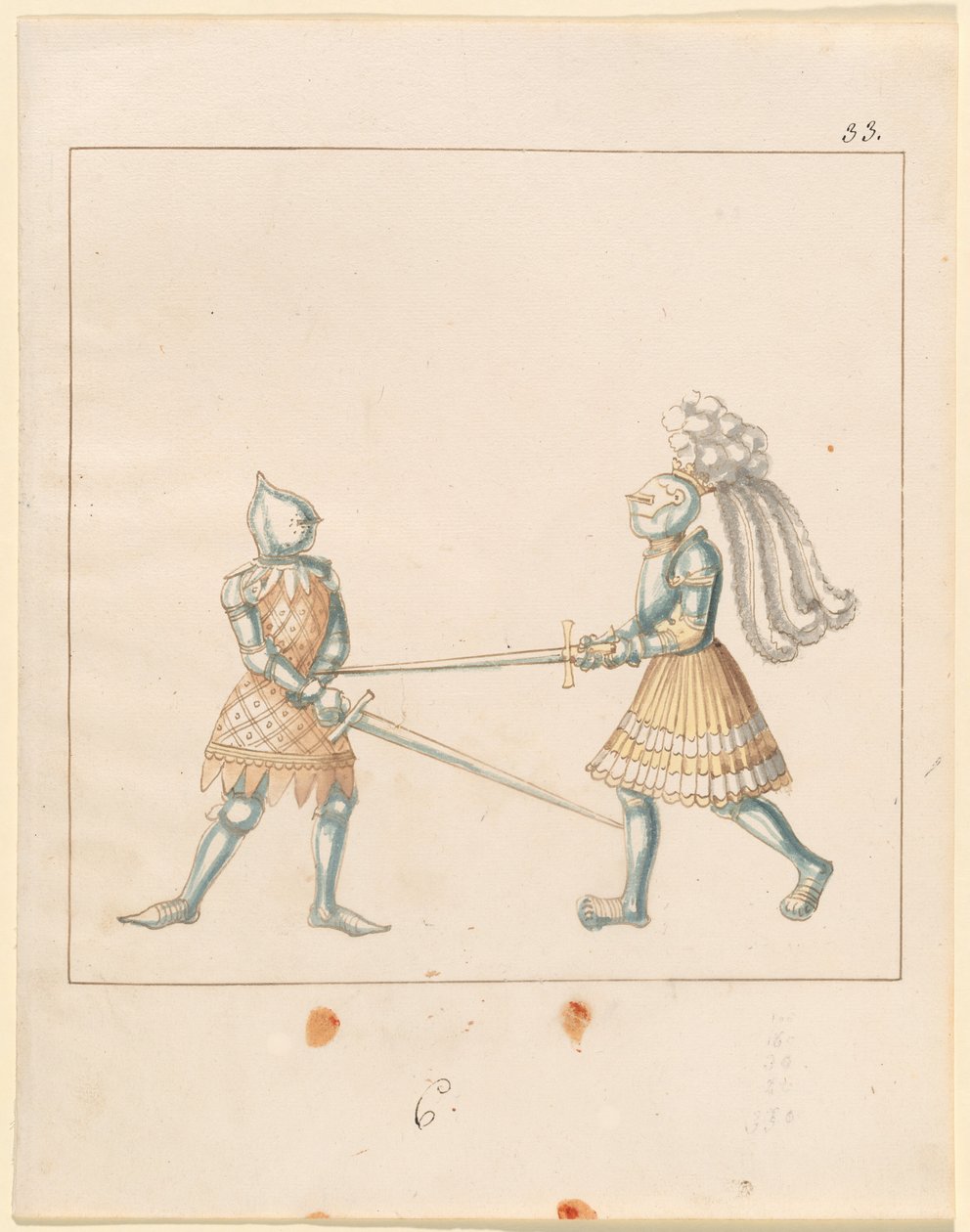 Freydal, The Book of Jousts and Tournament of Emperor Maximilian I: Combats...Plate 163, c1515. av Unbekannt