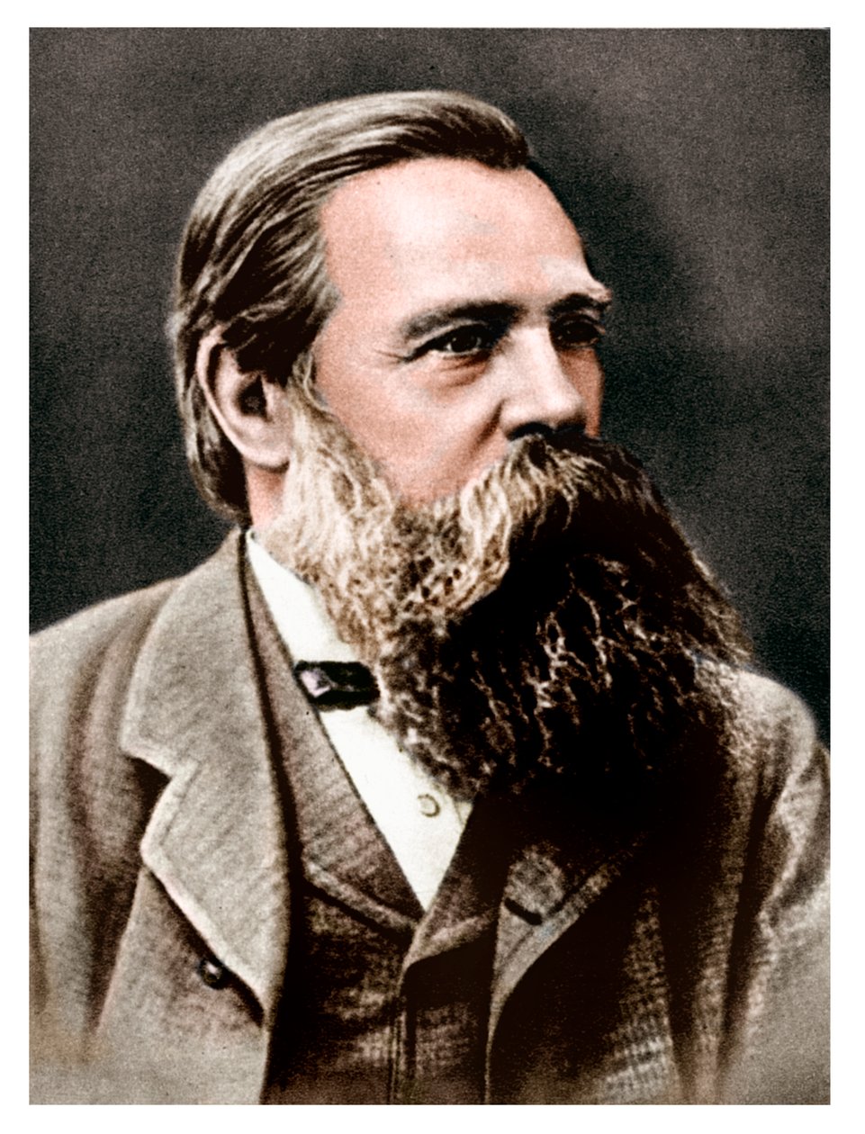 Friedrich Engels, tysk socialist och kollaboratör och anhängare av Karl Marx, 1879 av Unbekannt