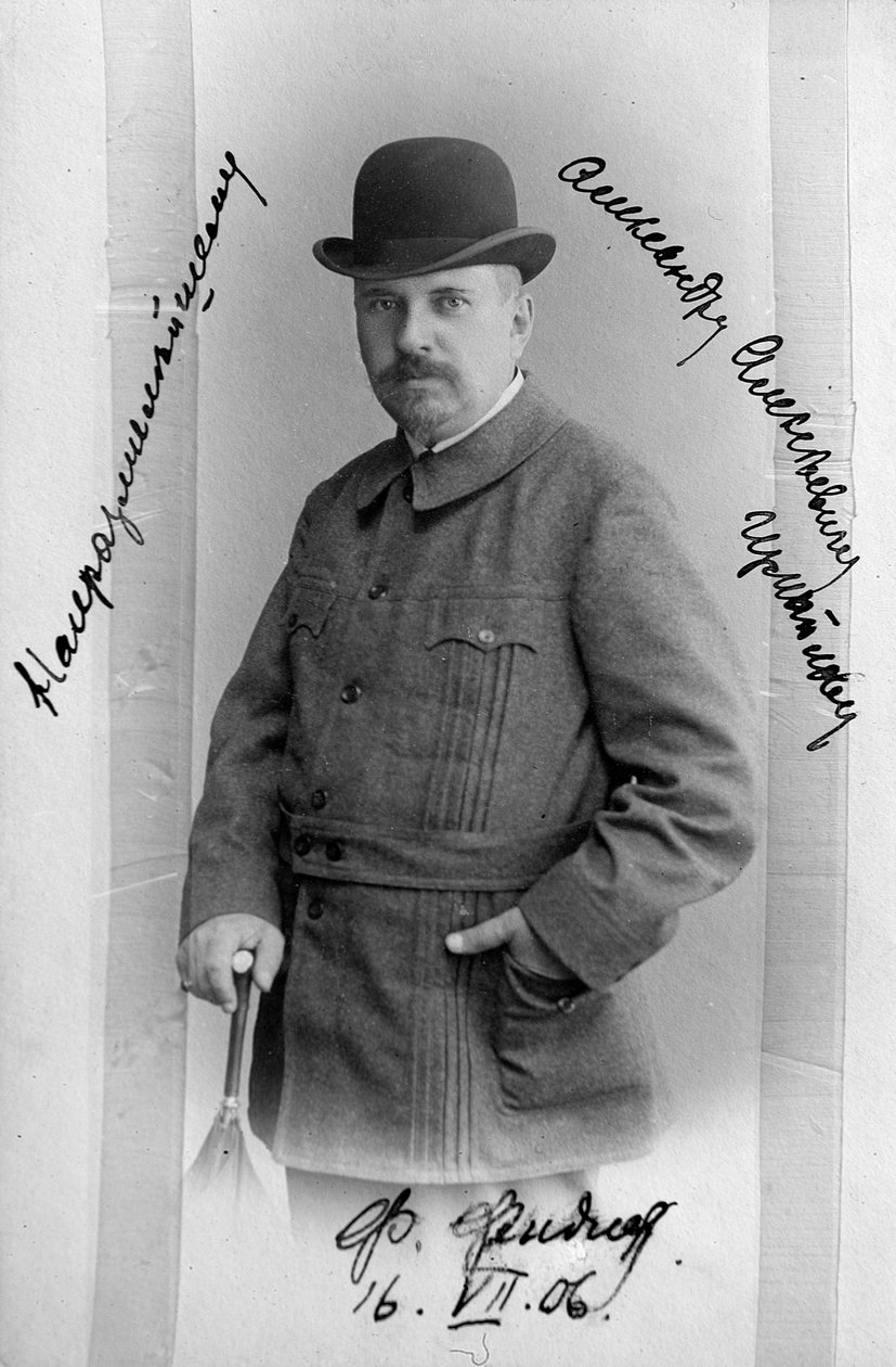 Friedrich Fyodor Fiedler, översättare av rysk poesi, c1906 av Unbekannt