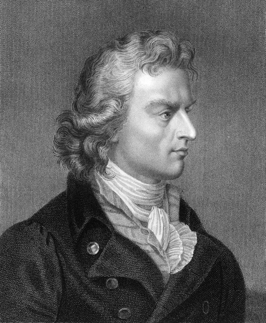 Friedrich Schiller, tysk poet, filosof, historiker och dramatiker, 1836 av Unbekannt