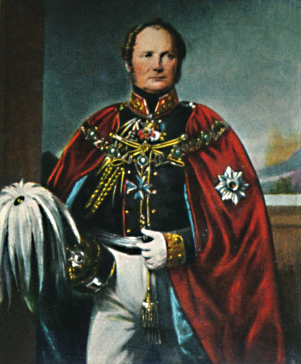 Friedrich Wilhelm IV 1795-1861. - Målning av p. Krüger, 1934. av Unbekannt