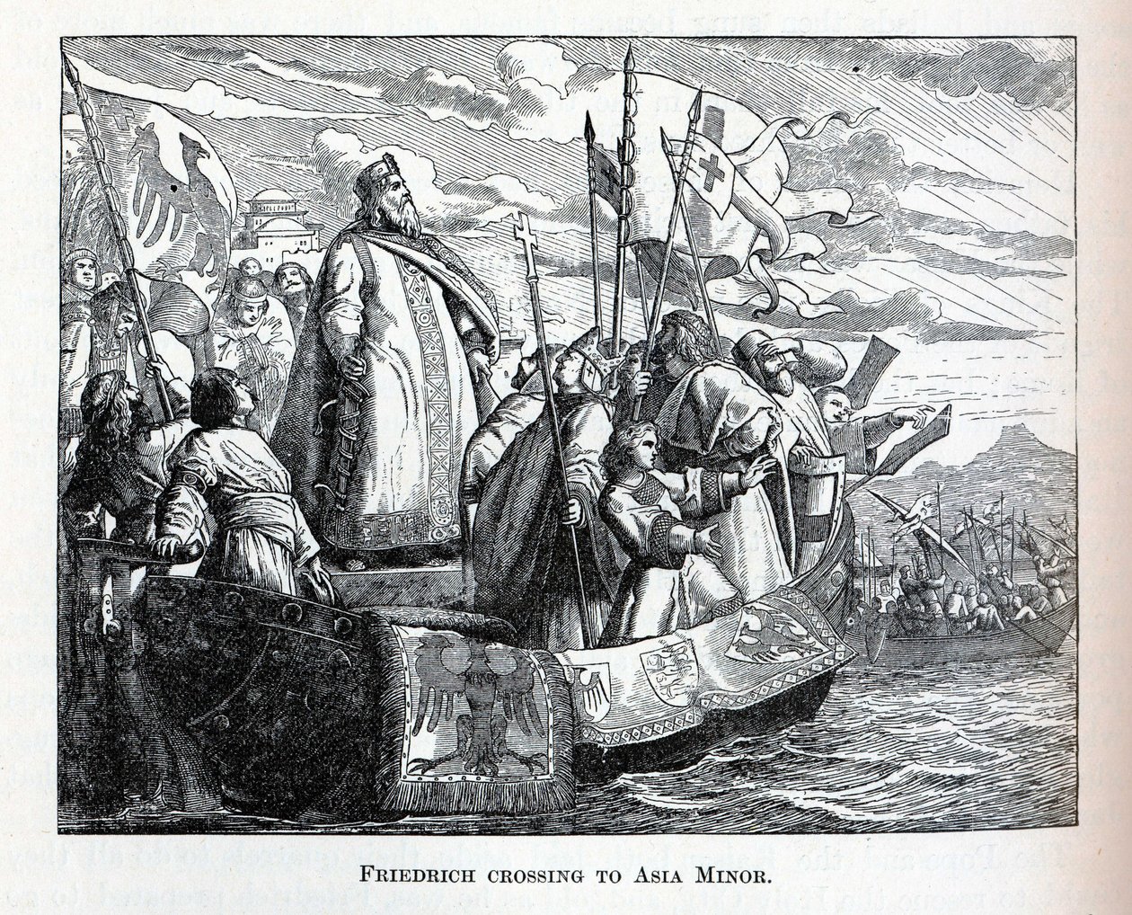 Friedrich gick över till Mindre Asien, 1882 av Unbekannt