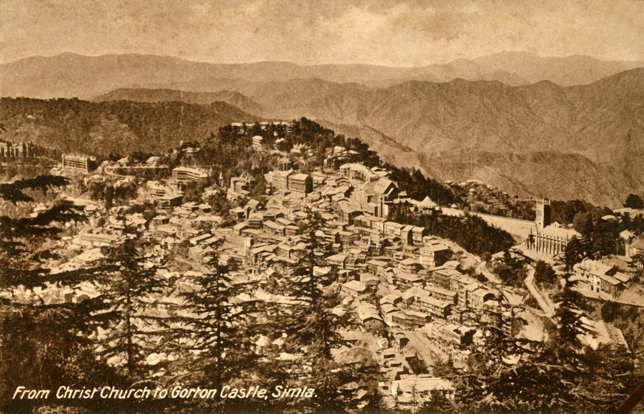 Från Christchurch till Gorton Castle, Shimla, c1918-c1939. av Unbekannt