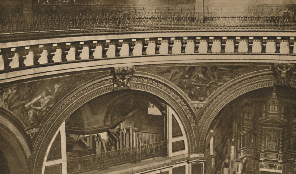 Från krona till bas av Londons stora katedral: The Whispering Gallery, c1935. av Unbekannt