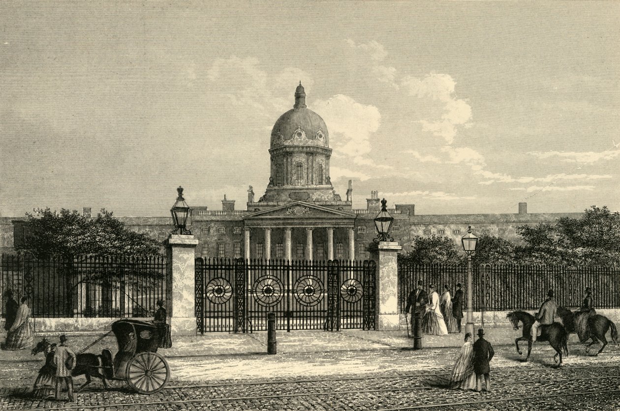 Framifrån av Betlehems sjukhus, c1876. av Unbekannt