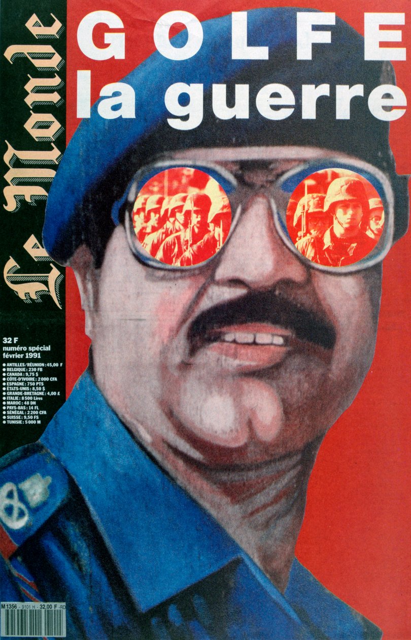 Framsidan av Le Monde, februari 1991 av Unbekannt