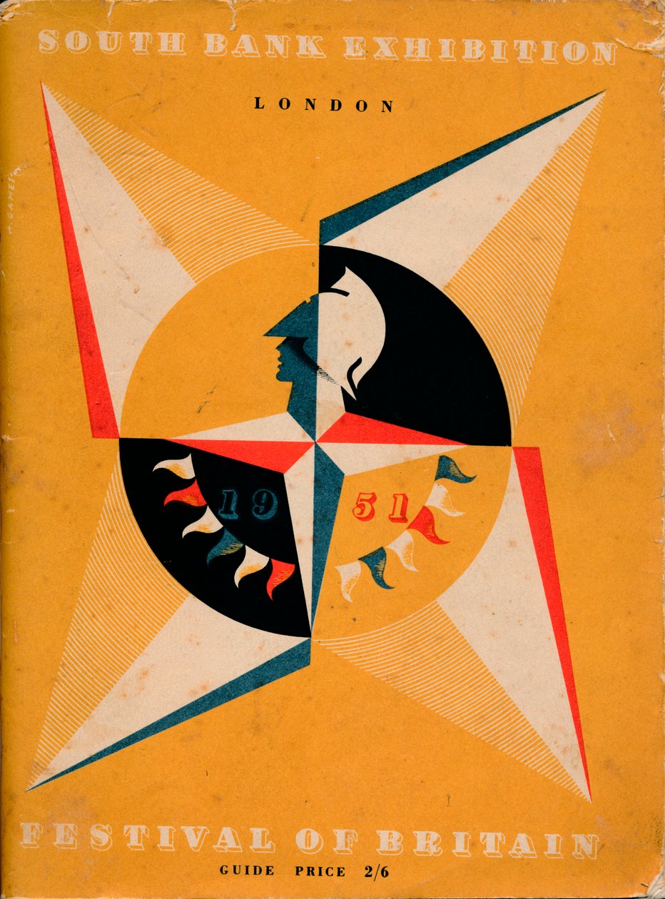Framsidan av en guide till Festival of Britain, 1951 av Unbekannt