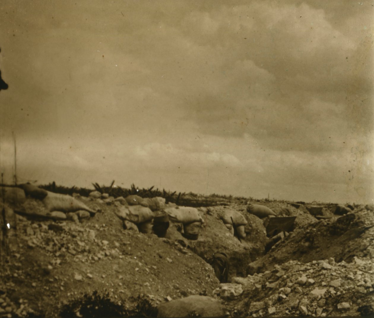 Frontlinjen, Jonchery, norra Frankrike, c1914-c1918 av Unbekannt
