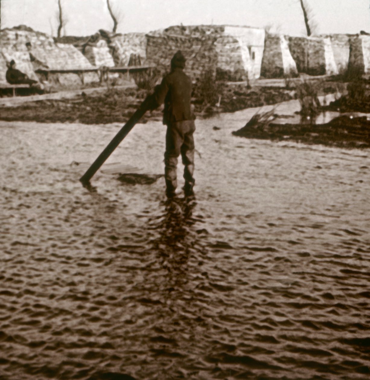Frontlinjen, Ramskapelle, Belgien, c1914-c1918 av Unbekannt