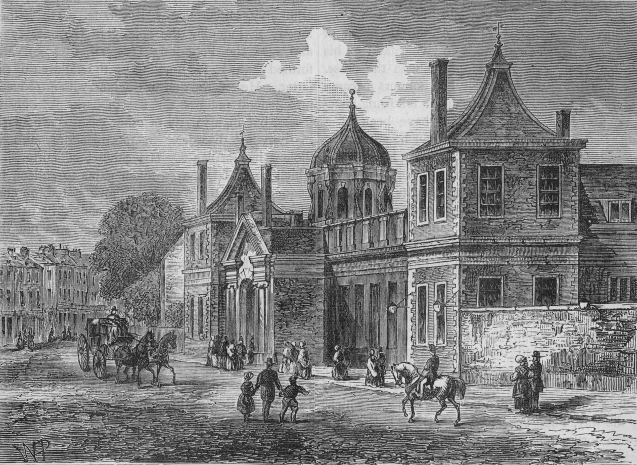 Framsidan av Montagu House, Great Russell Street, Bloomsbury, London, 1830 1878 av Unbekannt