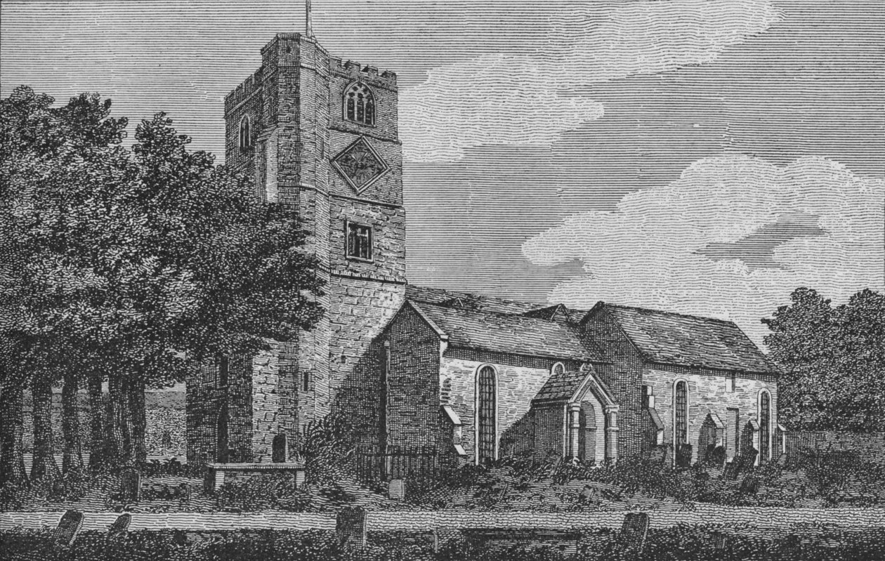 Fulham Church 1812 1911 av Unbekannt