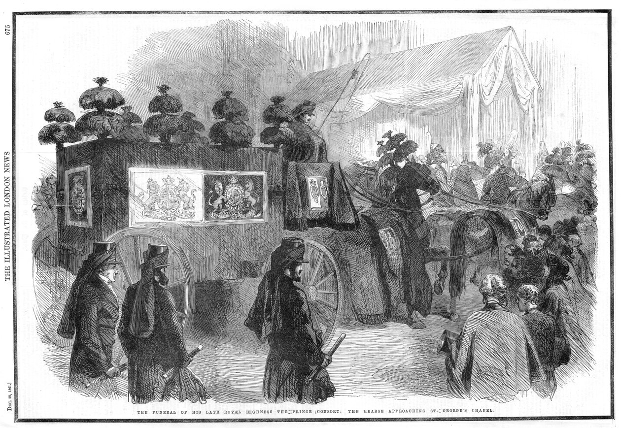 Albert, Prince Consorts begravning, 1861 av Unbekannt