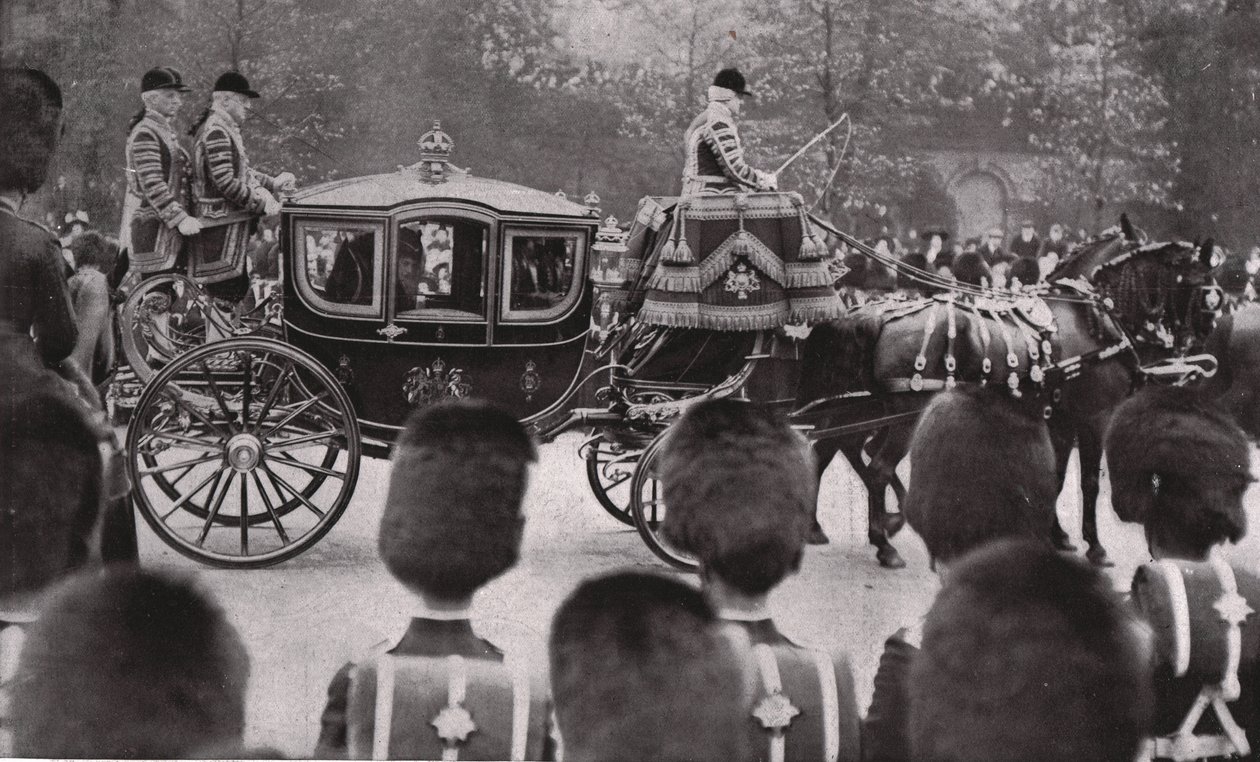 Kung Edward VII:s begravningståg, London, 20 maj 1910. av Unbekannt