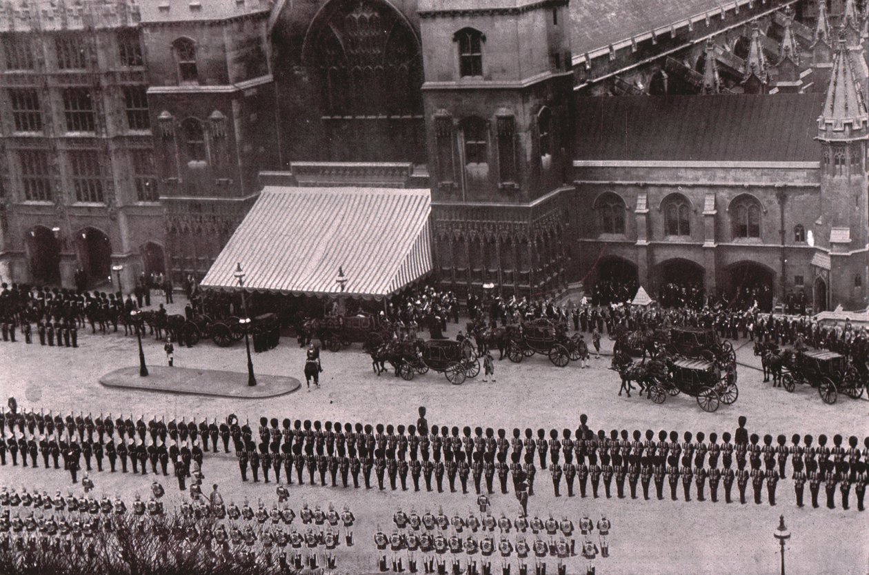 Kung Edward VII:s begravningståg, London, 20 maj 1910. av Unbekannt