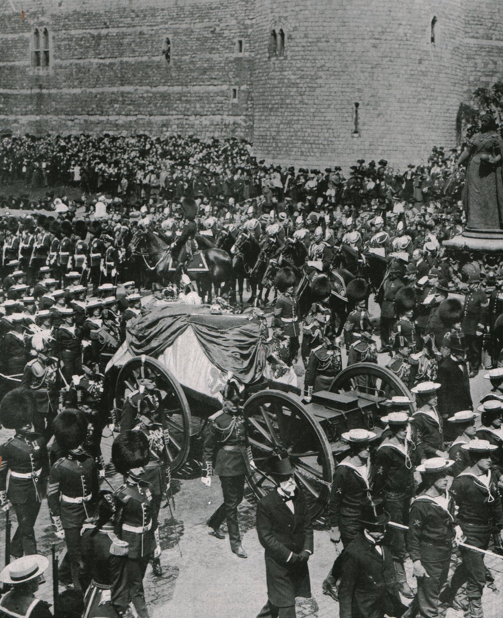 Kung Edward VII:s begravningståg, Windsor, 20 maj 1910. av Unbekannt