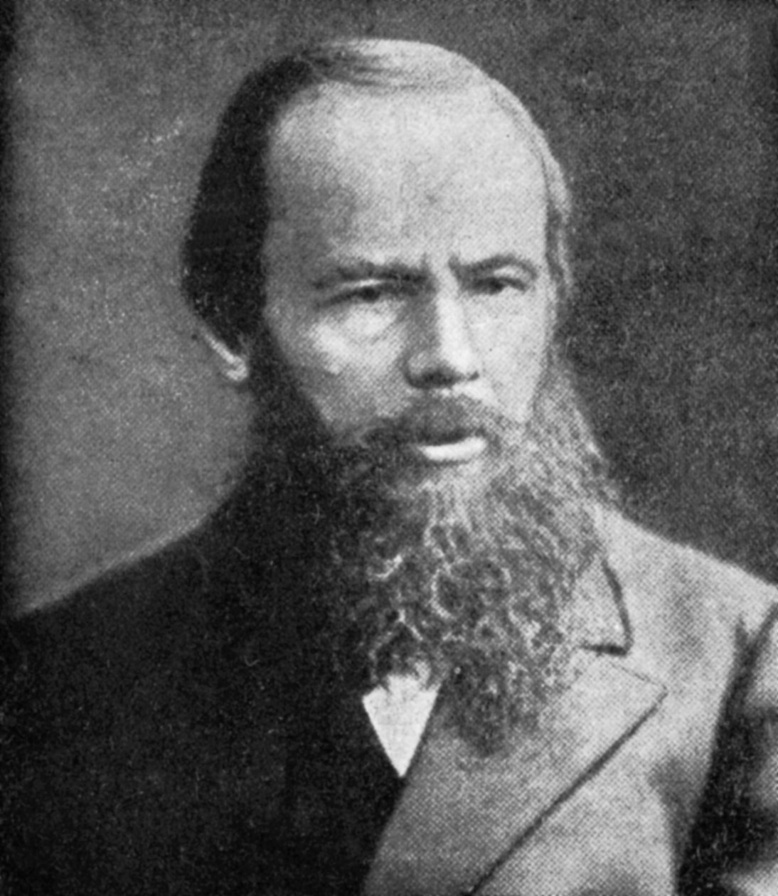 Fjodor Dostojevskij 1821-1881, rysk romanförfattare, tidigt 1900-tal av Unbekannt