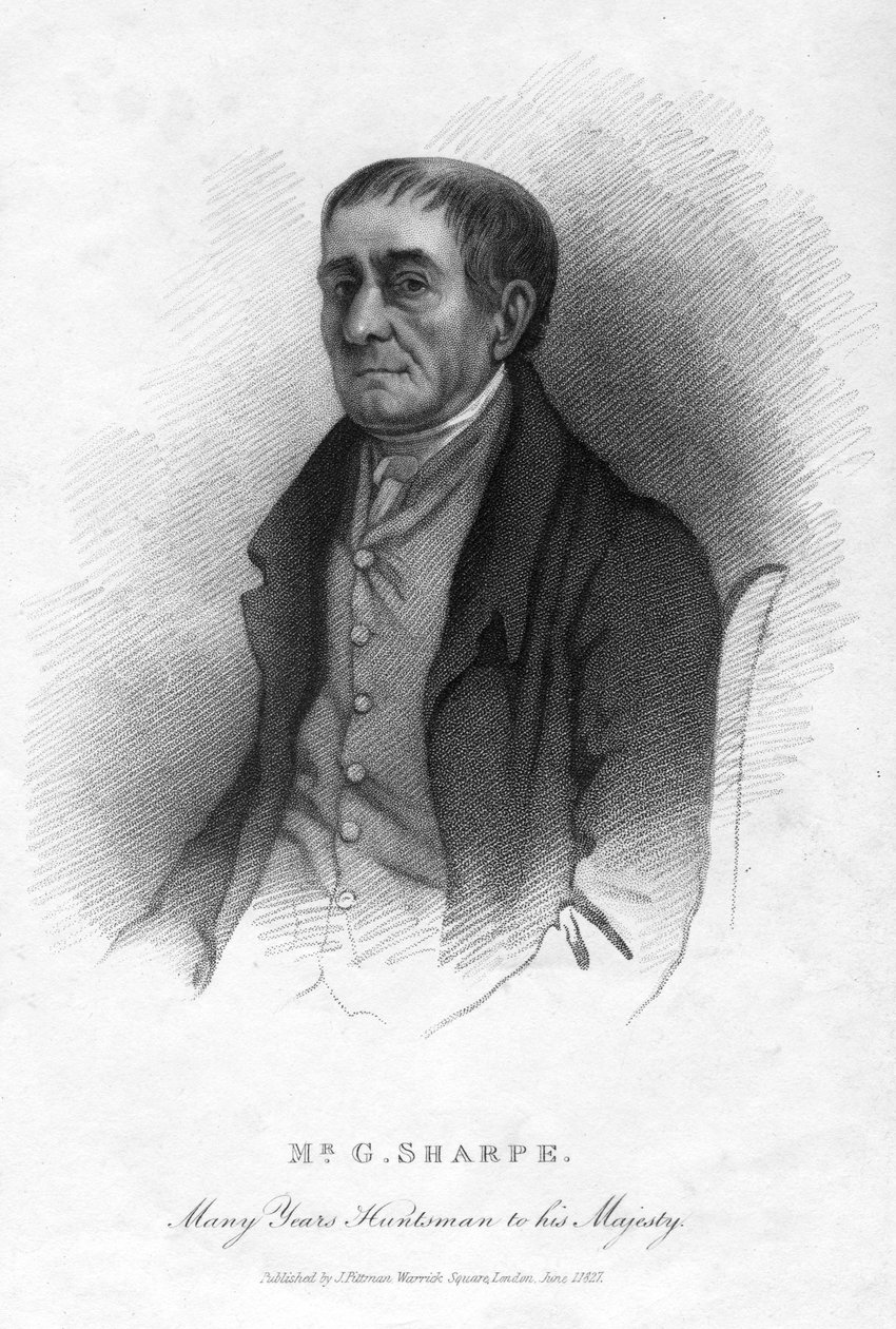 G Sharpe, kunglig jägare, 1827 av Unbekannt