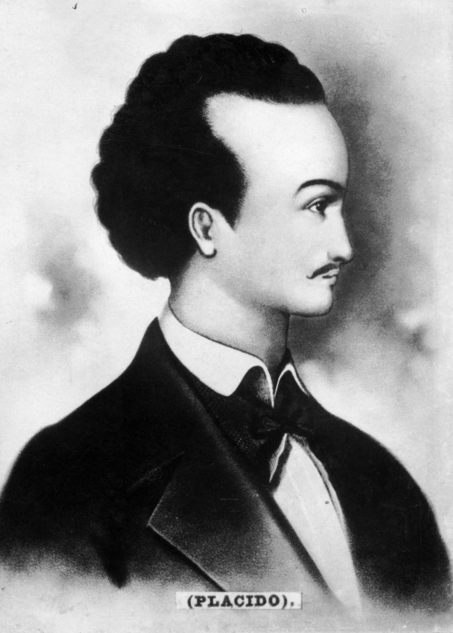 Gabriel de la Concepción Valdés [Placido], 1809-1844, kubansk poet av Unbekannt