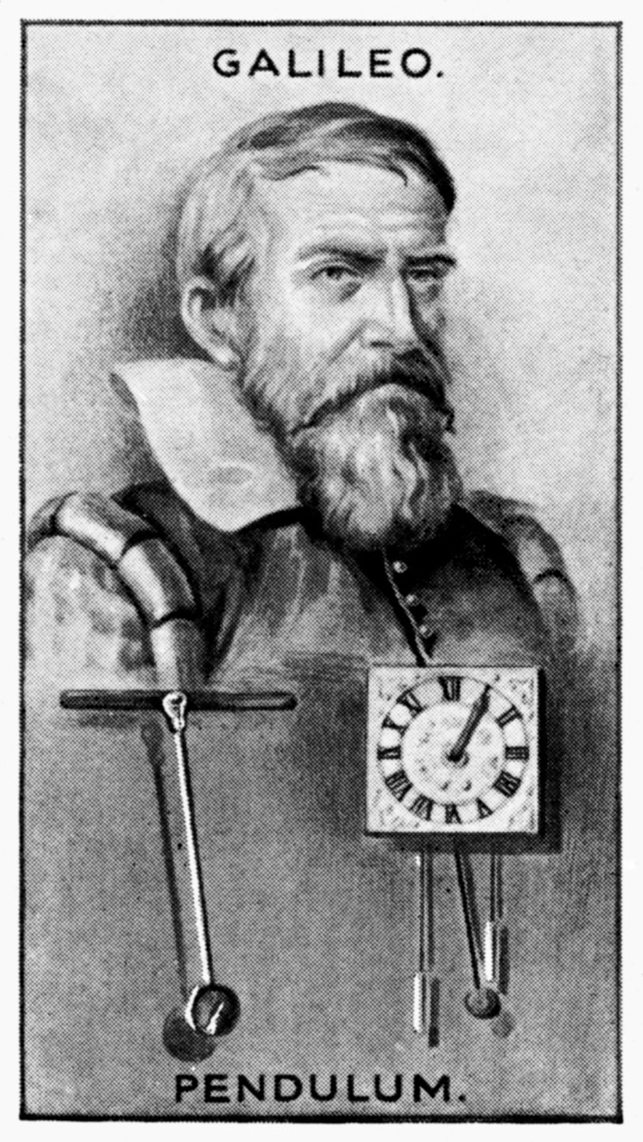 Galileo Galilei, italiensk fysiker, astronom och filosof, c1924 av Unbekannt