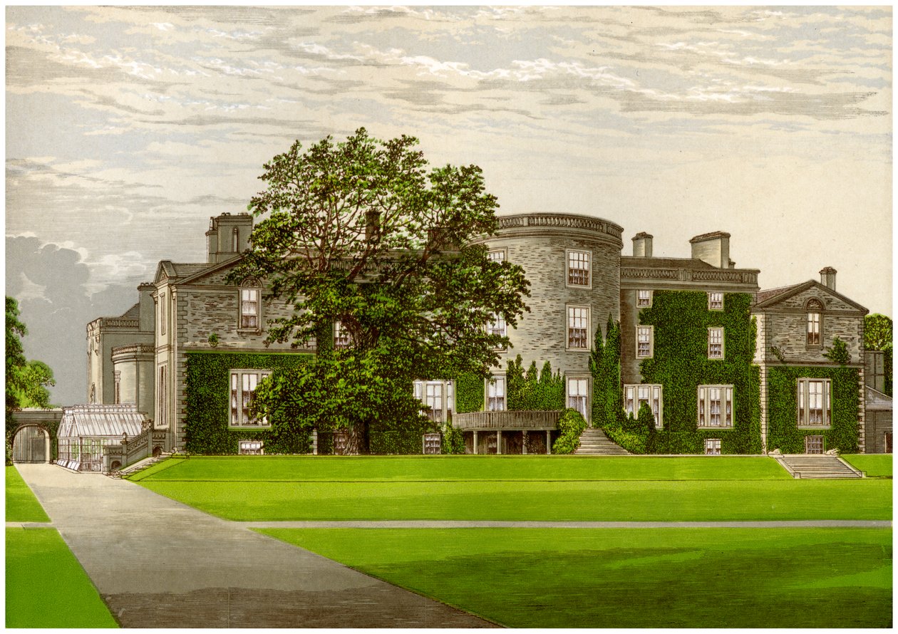 Galloway House, Wigtownshire, Skottland, hem för Earl of Galloway, c1880 av Unbekannt