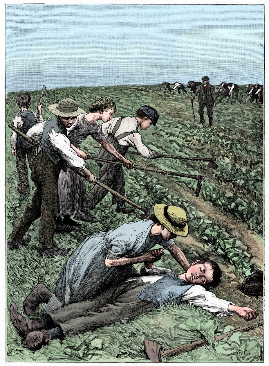 Gängsystem av barnarbete, c1885 av Unbekannt