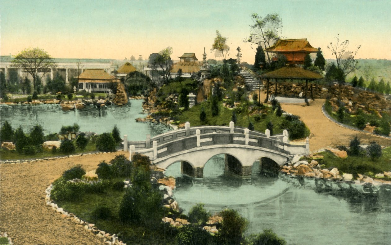 Garden of the Floating Isle, Coronation Exhibition, London, 1911. av Unbekannt