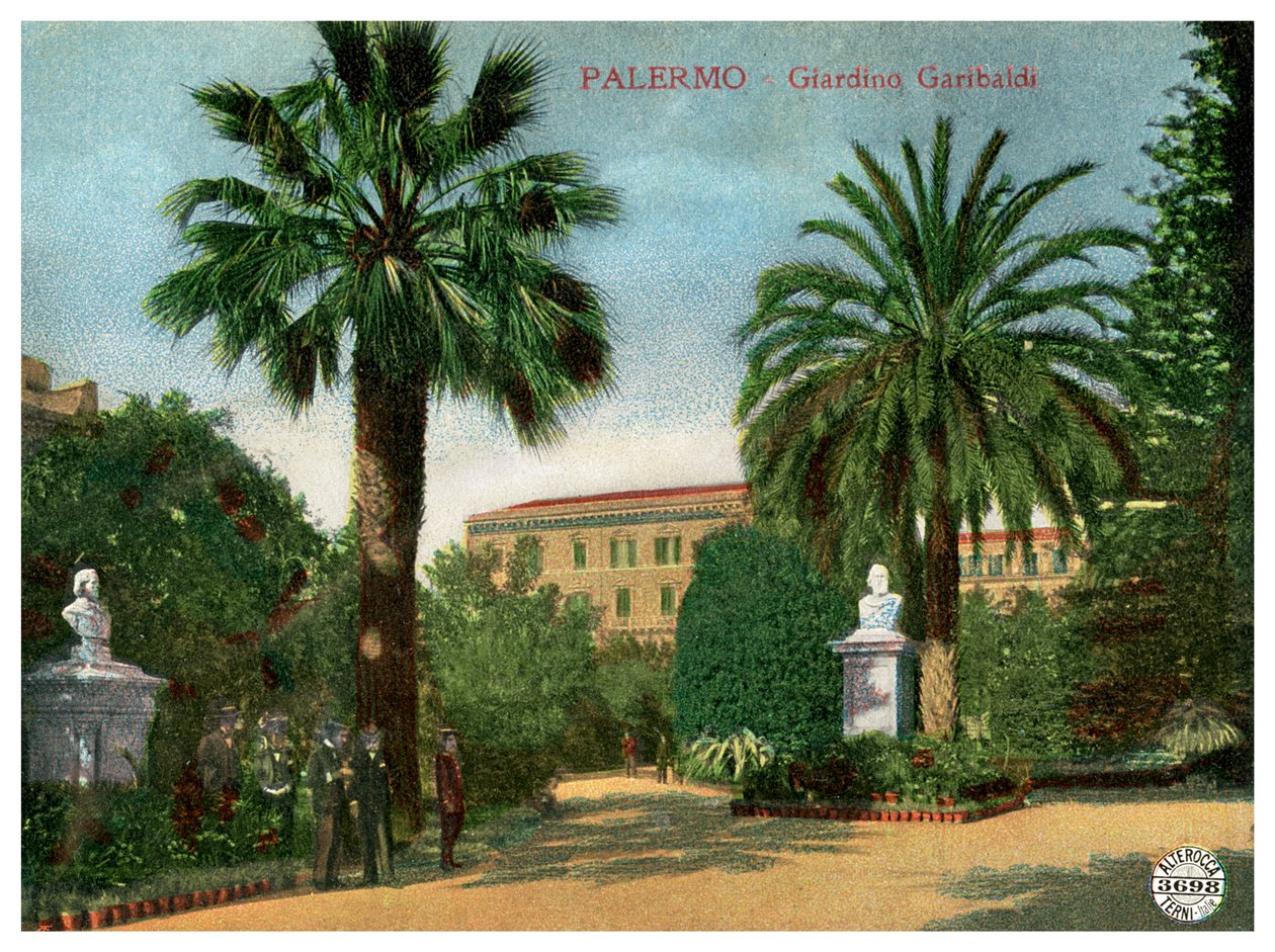 Garibaldi Garden, Palermo, Sicilien, Italien, tidigt 1900-tal av Unbekannt