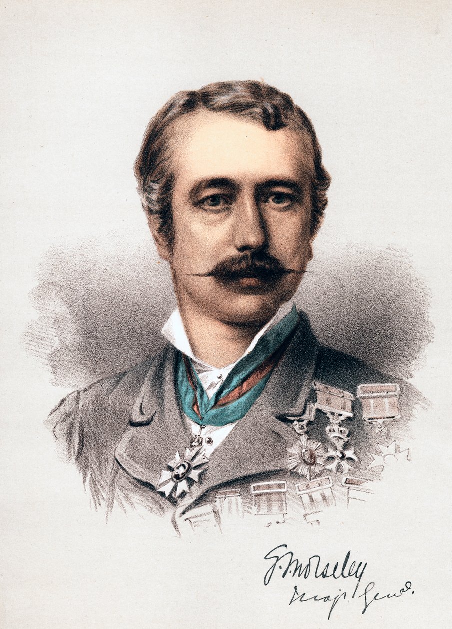 Garnet Joseph Wolseley, Viscount Wolseley, irländskfödd brittisk soldat, c1880 av Unbekannt