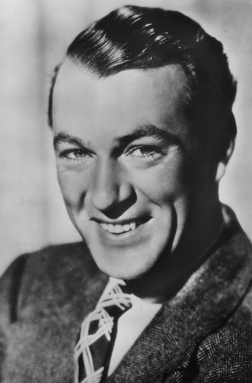 Gary Cooper 1901-1961, amerikansk skådespelare, ca 1930-talet av Unbekannt