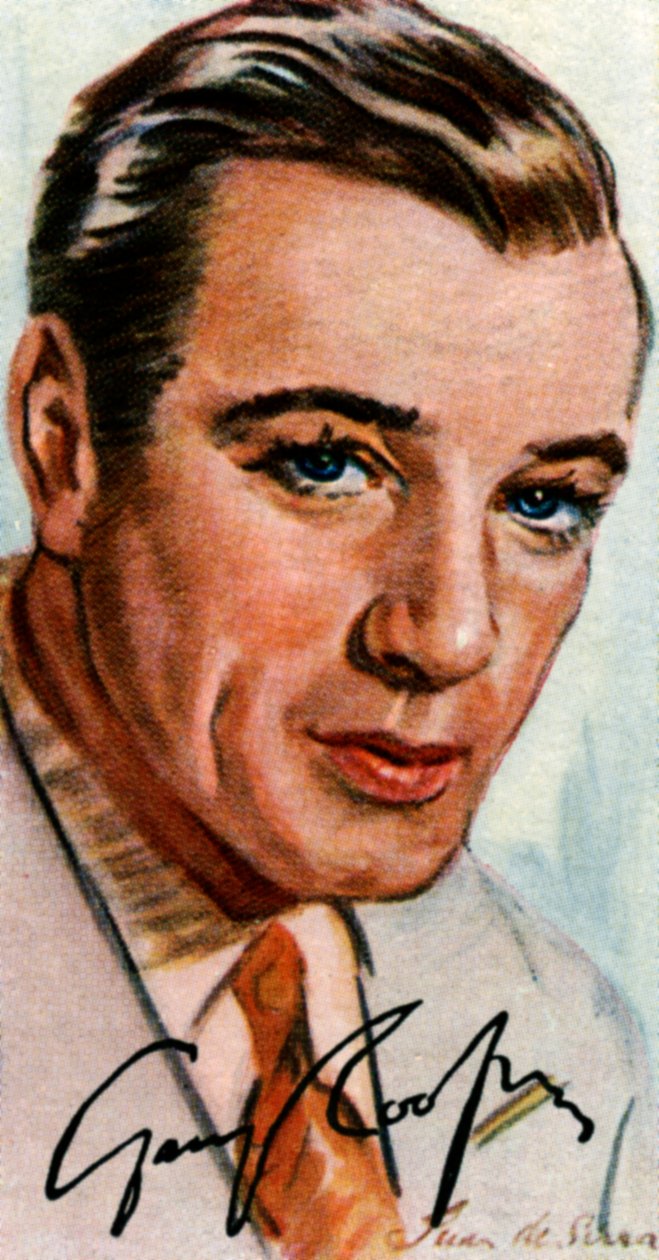 Gary Cooper, 1901-1961, amerikansk filmskådespelare av brittiskt arv, 1900-talet av Unbekannt