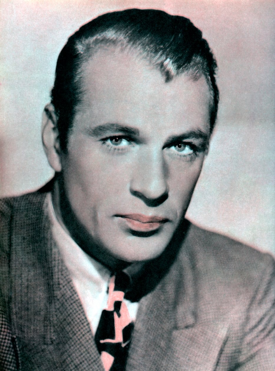 Gary Cooper, amerikansk skådespelare, 1934-1935 av Unbekannt