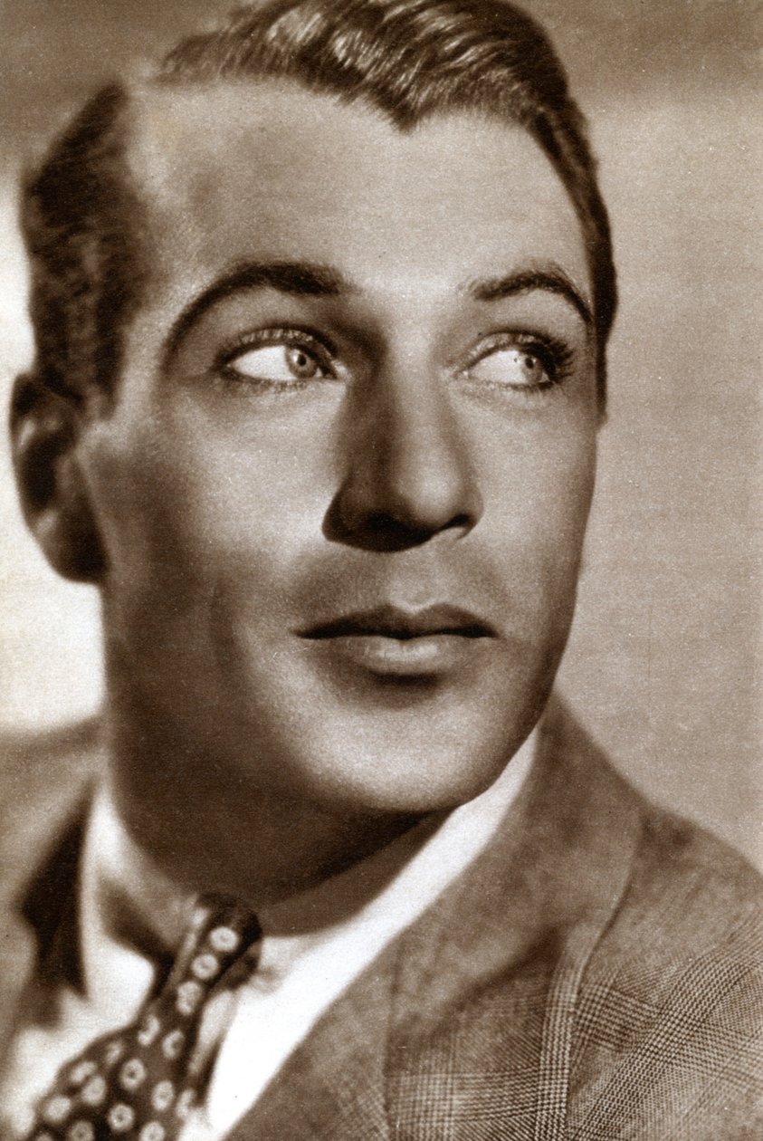 Gary Cooper, amerikansk filmskådespelare, 1933 av Unbekannt