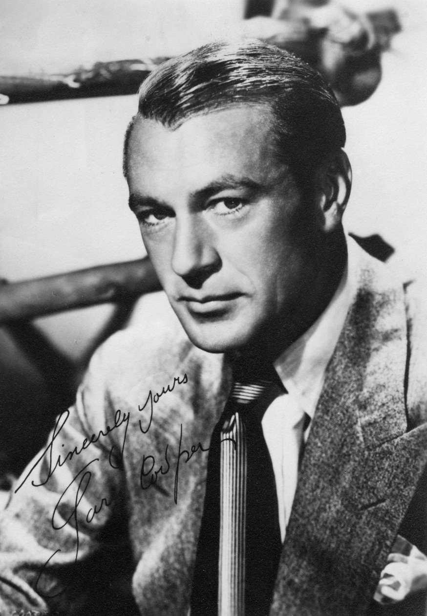 Gary Cooper, amerikansk filmskådespelare, 1900-talet av Unbekannt