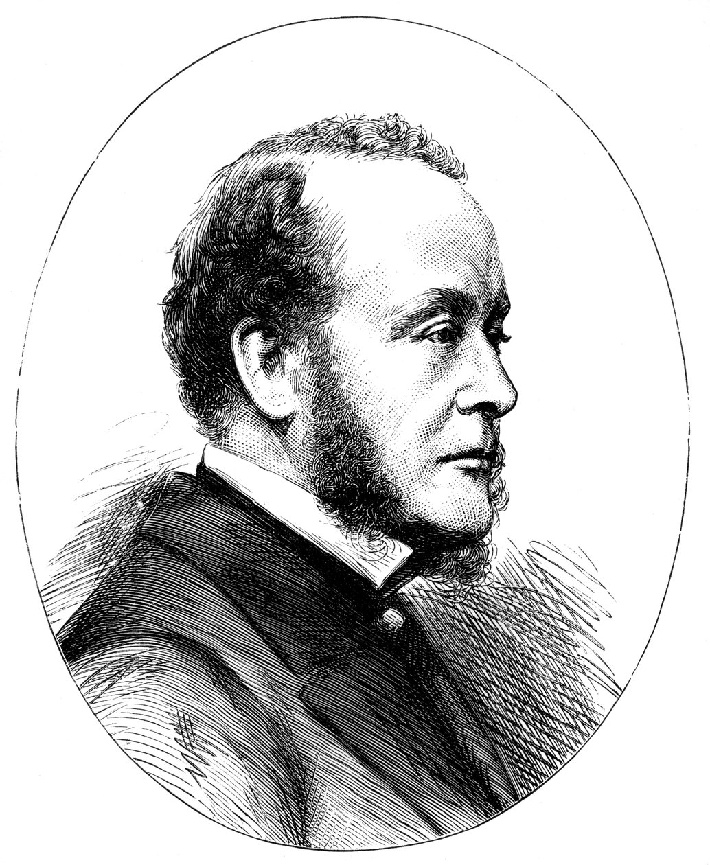 Gathorne Hardy 1814-1906, 1:e earl av Cranbrook, brittisk konservativ politiker av Unbekannt