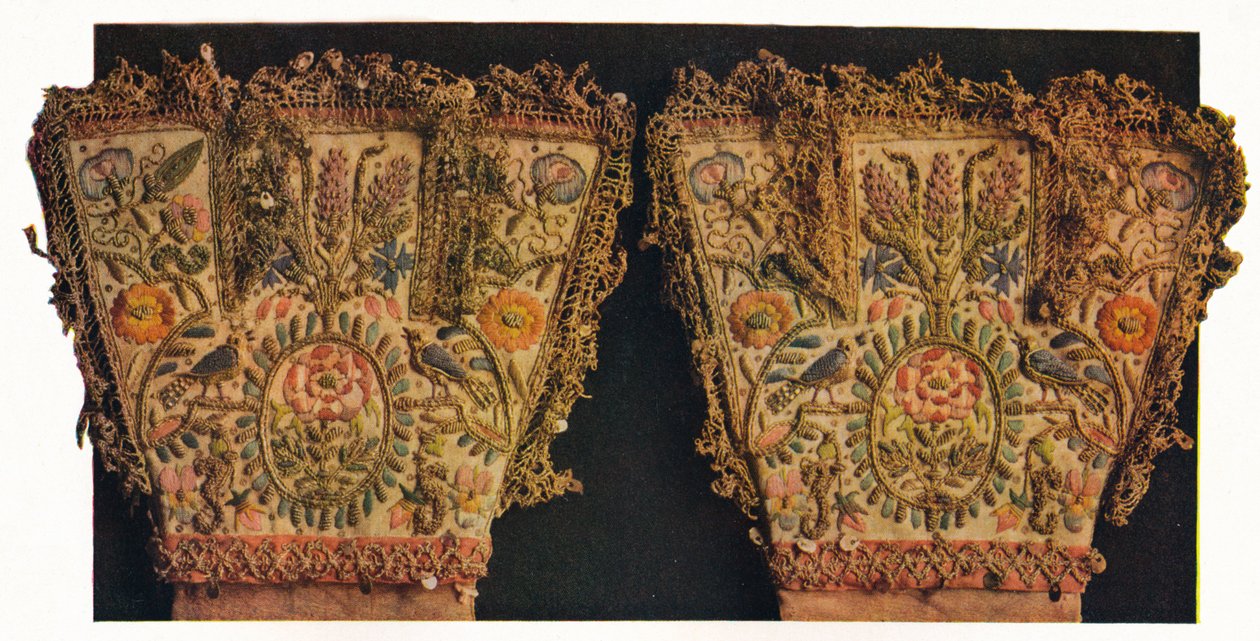 Handskar av ett par handskar, som tros ha tillhört Prince Rupert, c1600-talet av Unbekannt