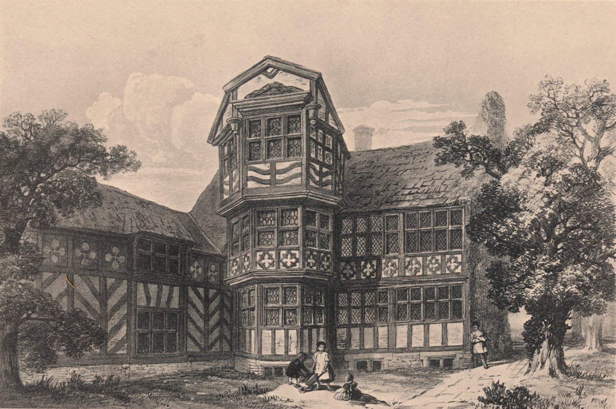 Gawsworth Old Hall, Cheshire, 1915 av Unbekannt