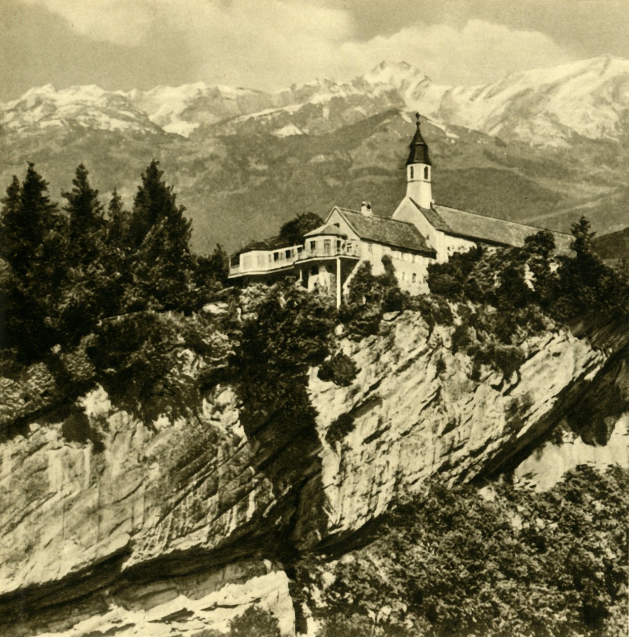 Gebhardsberg, Bregenz, Österrike, c1935. av Unbekannt