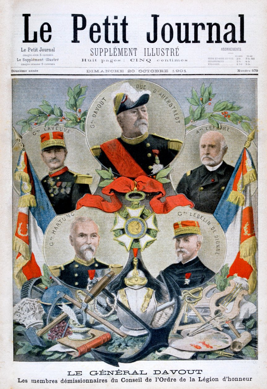 General Davout och medlemmar av rådet för Legion d
