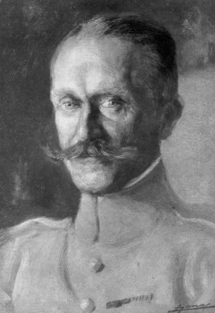General Duval, chef för det franska flygvapnet, 1918 av Unbekannt