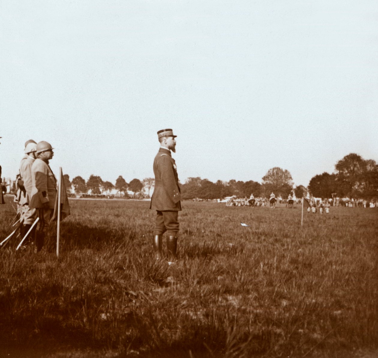 General Henri Gouraud, Chalons, Marne, norra Frankrike, c1914-c1918. av Unbekannt